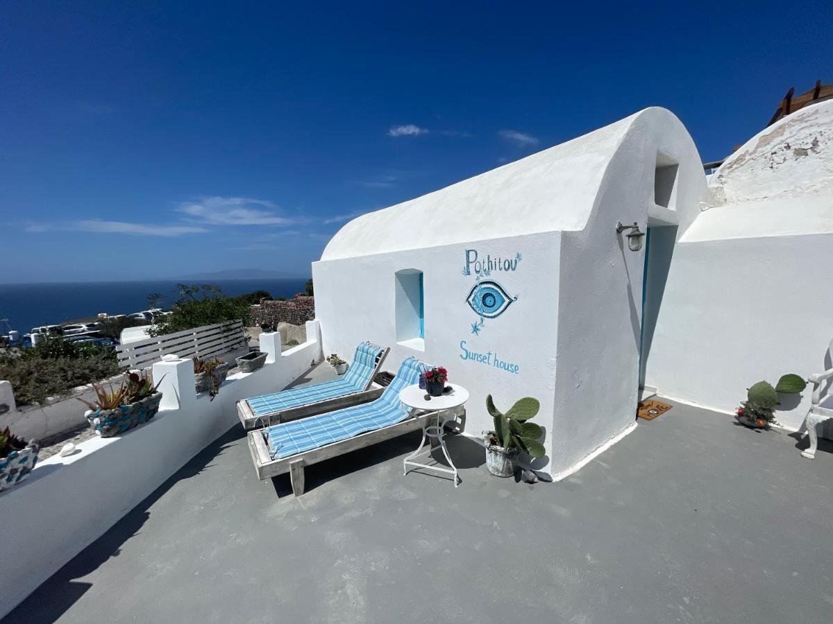 Oia Sunset House Pothitou Villa Exteriör bild