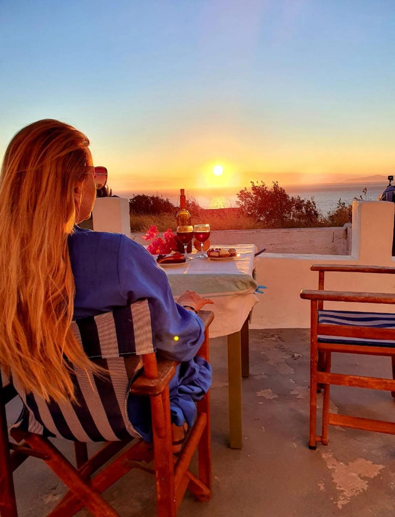Oia Sunset House Pothitou Villa Exteriör bild